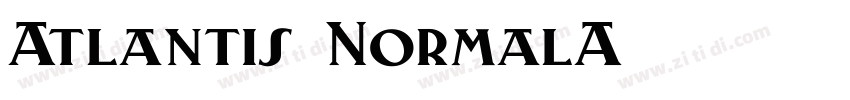 Atlantis NormalA字体转换